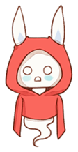 hoodie bunny sticker #8433291