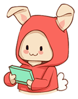 hoodie bunny sticker #8433294