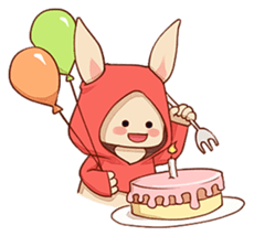 hoodie bunny sticker #8433298