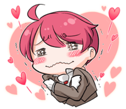 Theta the robot maid and Friends sticker #8433301