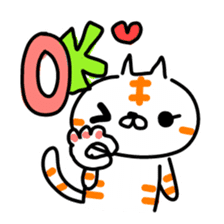 Cat love 1 sticker #8433352