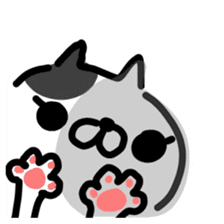 Cat love 1 sticker #8433358