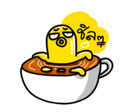 Yellow Octopus sticker #8434120