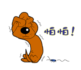 Salala-Super cute sausage dog sticker #8434383