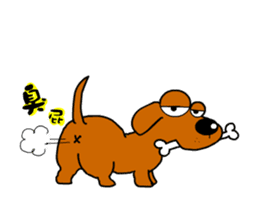 Salala-Super cute sausage dog sticker #8434393