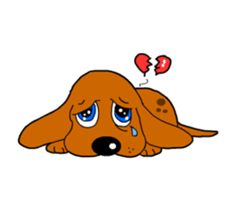 Salala-Super cute sausage dog sticker #8434403