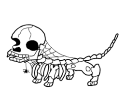 Salala-Super cute sausage dog sticker #8434414