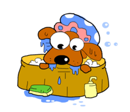 Salala-Super cute sausage dog sticker #8434415