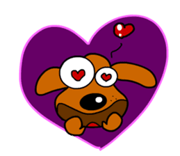 Salala-Super cute sausage dog sticker #8434417