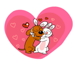 Salala-Super cute sausage dog sticker #8434418