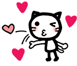 Cynical Okayama Dilect with a cat sticker #8434499