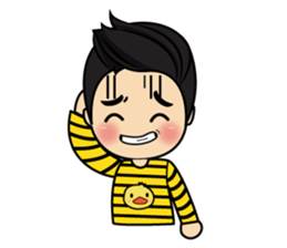 Belle little ducky boy sticker #8434541