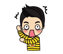 Belle little ducky boy sticker #8434542