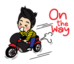 Belle little ducky boy sticker #8434569