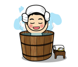 Belle little ducky boy sticker #8434579