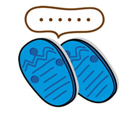 Taiwan Cute Slippers sticker #8434721