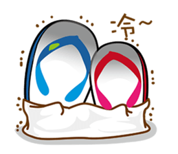 Taiwan Cute Slippers sticker #8434736