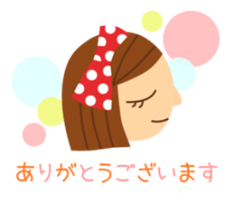 a lovely face sticker #8434783