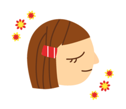 a lovely face sticker #8434792