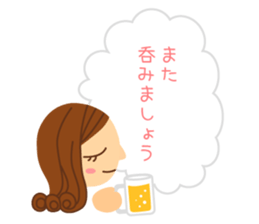 a lovely face sticker #8434794