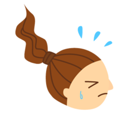 a lovely face sticker #8434795