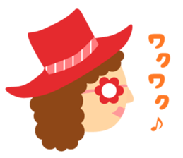 a lovely face sticker #8434798