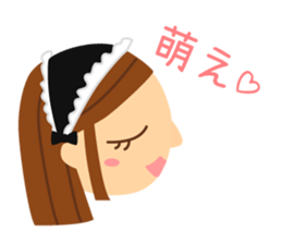 a lovely face sticker #8434811