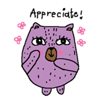 Taro Bear by Amoyo sticker #8434981