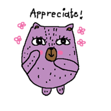 Taro Bear by Amoyo sticker #8434981