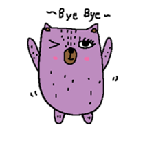 Taro Bear by Amoyo sticker #8434982