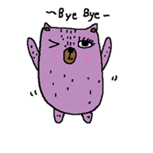 Taro Bear by Amoyo sticker #8434982