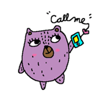 Taro Bear by Amoyo sticker #8434983