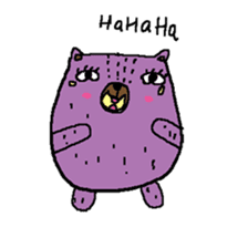 Taro Bear by Amoyo sticker #8434985