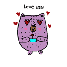 Taro Bear by Amoyo sticker #8434990