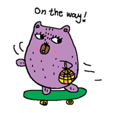 Taro Bear by Amoyo sticker #8434992