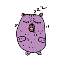 Taro Bear by Amoyo sticker #8434995