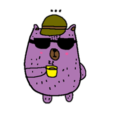 Taro Bear by Amoyo sticker #8434996