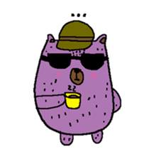 Taro Bear by Amoyo sticker #8434996
