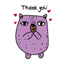 Taro Bear by Amoyo sticker #8434997