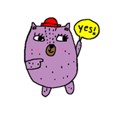 Taro Bear by Amoyo sticker #8434998