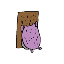 Taro Bear by Amoyo sticker #8435003