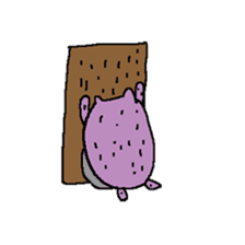 Taro Bear by Amoyo sticker #8435003