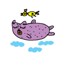 Taro Bear by Amoyo sticker #8435010