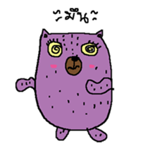 Taro Bear by Amoyo sticker #8435011