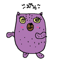 Taro Bear by Amoyo sticker #8435011