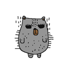 Taro Bear by Amoyo sticker #8435018