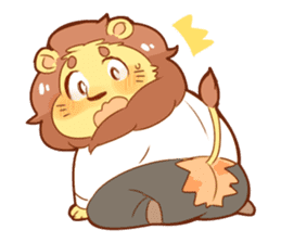 Lion and Tiger's Sticker sticker #8435525