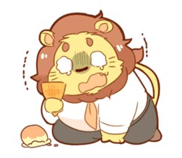 Lion and Tiger's Sticker sticker #8435533