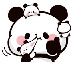 Mochi Mochi Panda!-Daily life version- sticker #8435596
