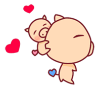 Love Love Pig_2 sticker #8435669